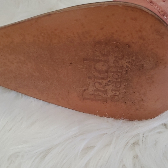 Frida Cuadra Ostrich  Barbicore Pink Leather Pointed Western  Heeled Boots - Picture 11 of 16